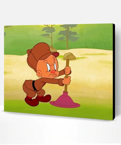 Elmer Fudd Paint By Numbers