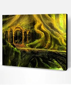 Elven Gate Woodland Realm Paint By Numbers