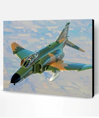 F4 Phantom Jet Paint By Number