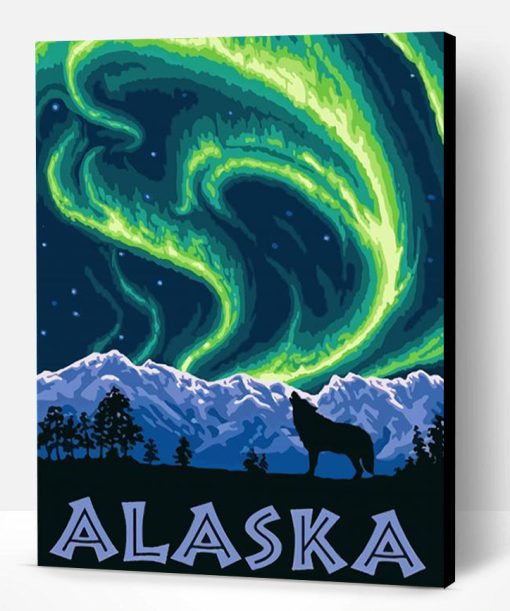 Fairbanks Alaska Poster Art Paint By Numbers