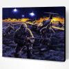 Falklands War At Night Art Paint By Number