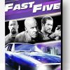 Fast And Furious Five Paint By Numbers