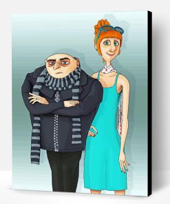 Felonious Gru And Lucy Paint By Number