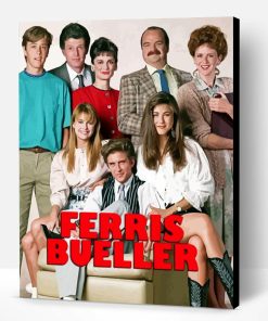 Ferris Buellers Day Off Characters Paint By Numbers
