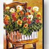 Flowers On Chair Paint By Number