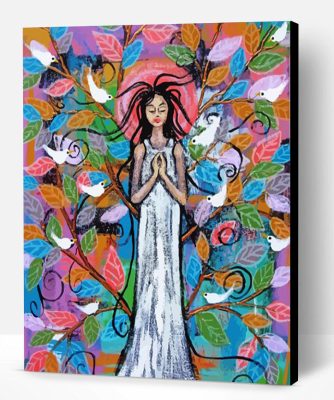 Folk Art Angel Paint By Number