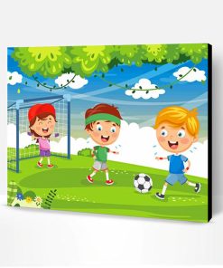 Football Kids Art Paint By Number