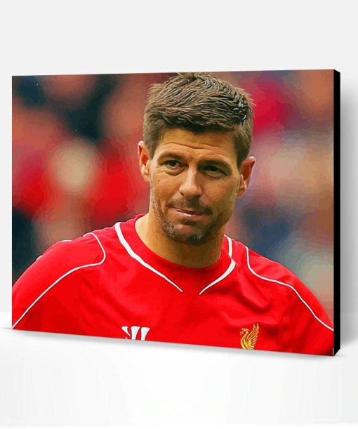 Former Footballer Steven Gerrard Paint By Number