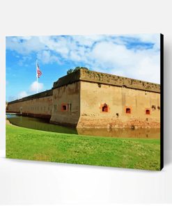 Fort Pulaski National Monument Tybee Island Paint By Number