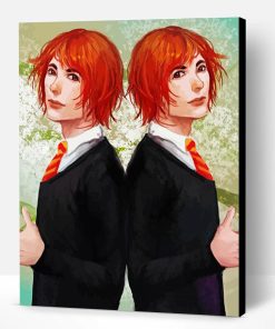 Fred And George Weasley Twins Characters Art Paint By Number