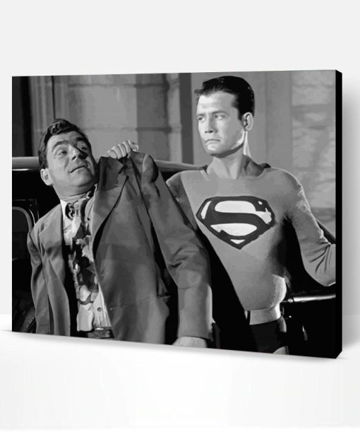 George Reeves Superman Paint By Numbers