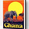 Ghana Mole National Park Poster Paint By Number