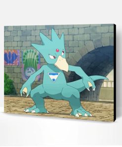 Golduck Pokemon Paint By Number