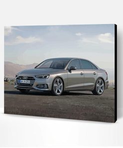 Grey Audi A4 Paint By Numbers