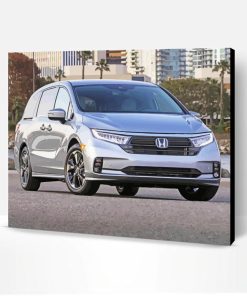 Grey Honda Odyssey Paint By Numbers