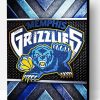 Grizzlies Logo Paint By Number