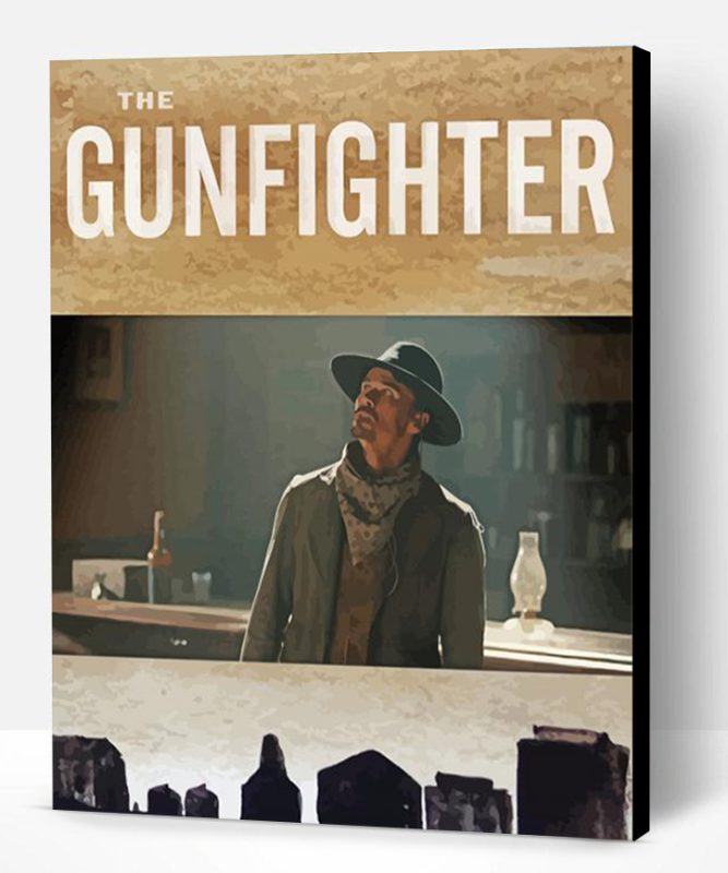 Gun Fighter Movie Poster Paint By Number