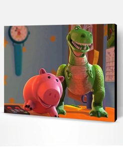 Hamm And Rex Toy Story Characters Paint By Number