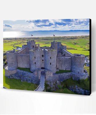 Harlech Castle Paint By Number