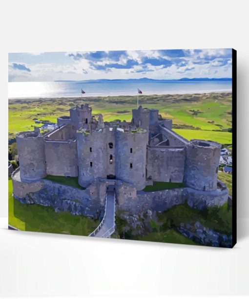 Harlech Castle Paint By Number