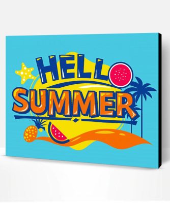 Hello Summer Paint By Number