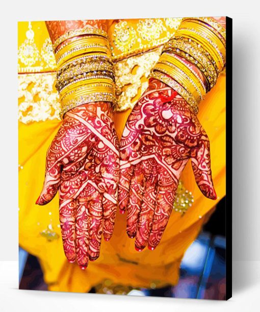 Henna Wedding Jewelry Paint By Number