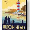 Hilton Head SC Poster Paint By Number