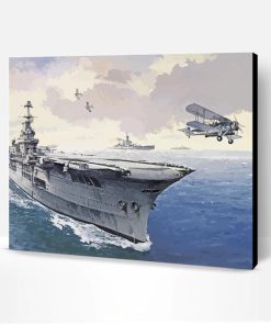 Hms Ark Royal Paint By Numbers
