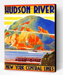 Hudson River Poster Paint By Number