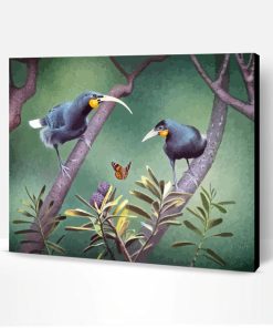 Huia Birds Paint By Number