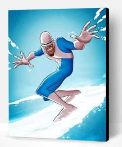 Incredibles Frozone Art Paint By Number