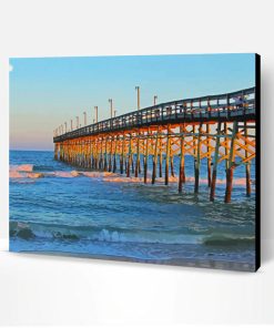 Isle Beach Fishing Pier Paint By Numbers
