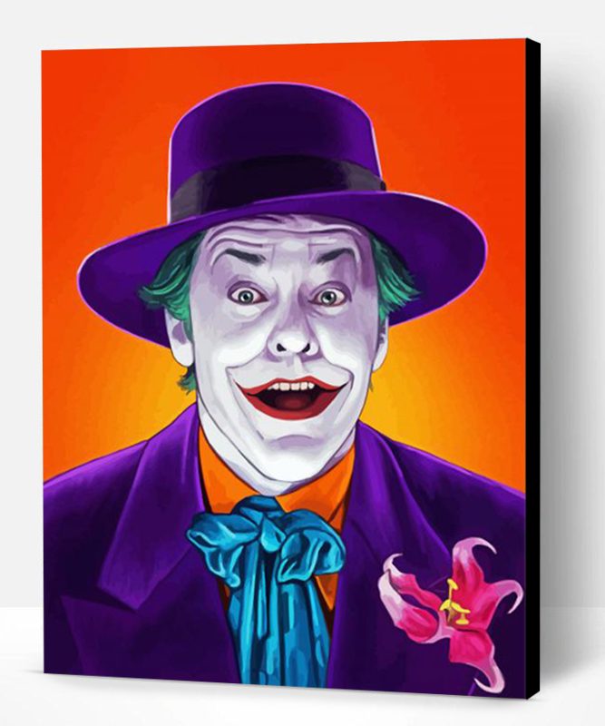 Jack Nicholson Joker Paint By Number