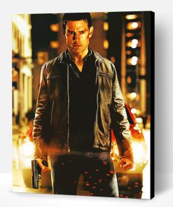 Jack Reacher Character Paint By Number