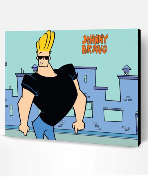 Johnny Bravo Cartoon Paint By Numbers