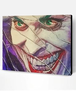Joker Broken Mirror Paint By Number