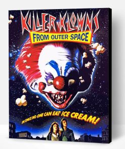 Killer Klowns From Outer Space Movie Paint By Number