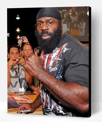 Kimbo Slice MMA Fighter Paint By Numbers