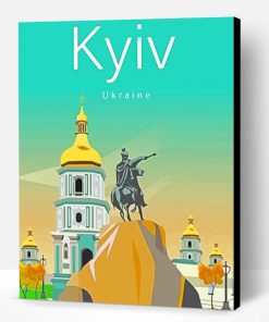 Kyiv City Poster Paint By Number