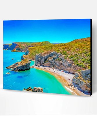 Kythira Greece Beach Paint By Number