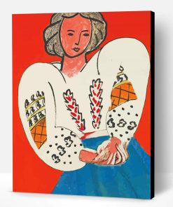 La Blouse Roumaine by Henri Matisse Paint By Numbers