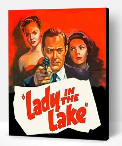 Lady In The Lake Movie Poster Paint By Number