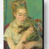 Lady With Cat Renoir Paint By Numbers