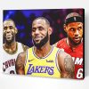 Lebron James On All Of His Teams Paint By Number