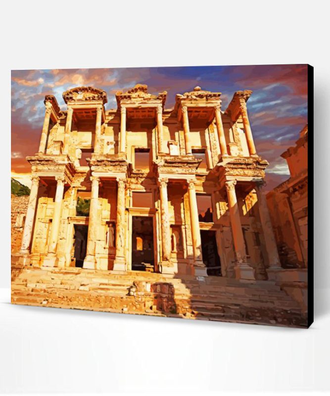 Library of Celsus Ephesus Paint By Numbers