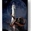 Lighthouse And Octopus Paint By Number