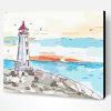 Lighthouse And Sea Art Paint By Number