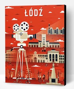 Lodz Poster Paint By Number