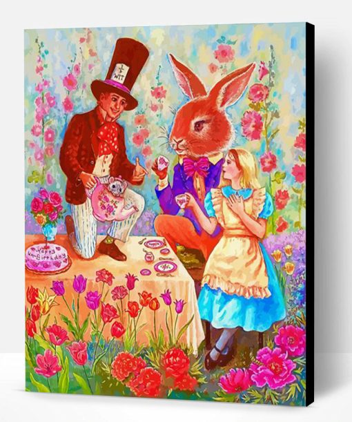 Mad Hatters Tea Party Art Paint By Number