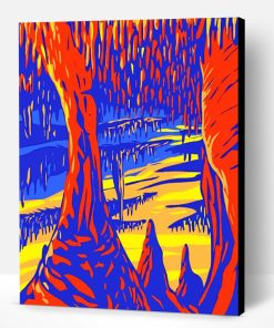 Mammoth Cave Illustration Paint By Number